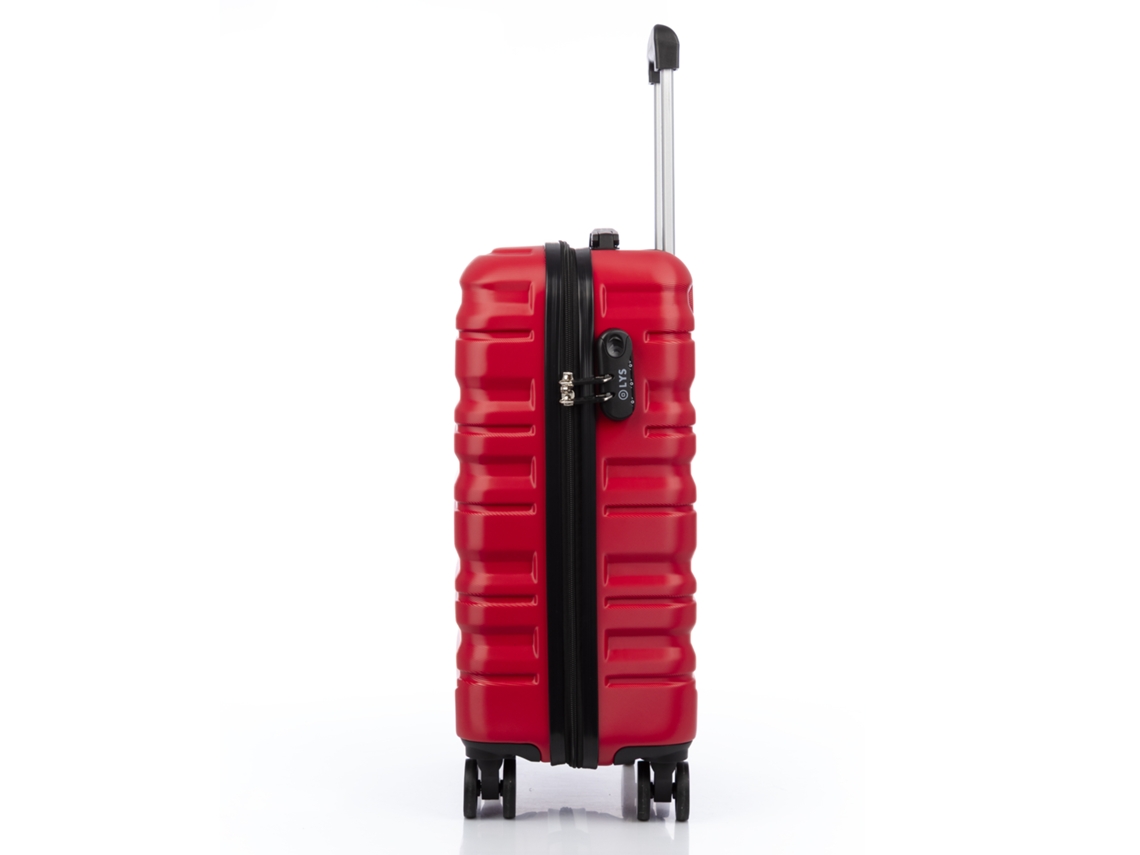 Conjunto De 3 Maletas Trolley, Em Material Leve Abs De Alta Resistência. Fechadura Numérica E 4 Rodas Giratórias 360°. Dam