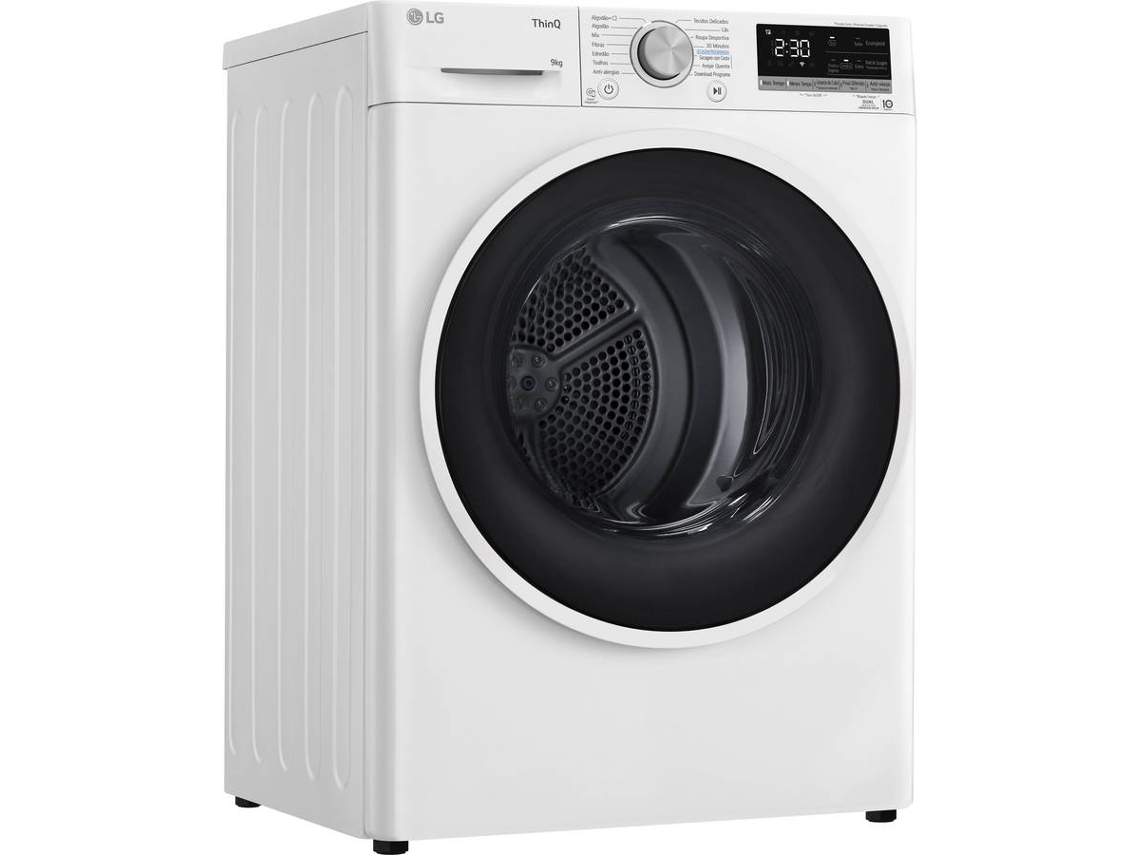 Máquina de Secar Roupa LG RH90V5AV6N (9 kg - Bomba de Calor - Branco)