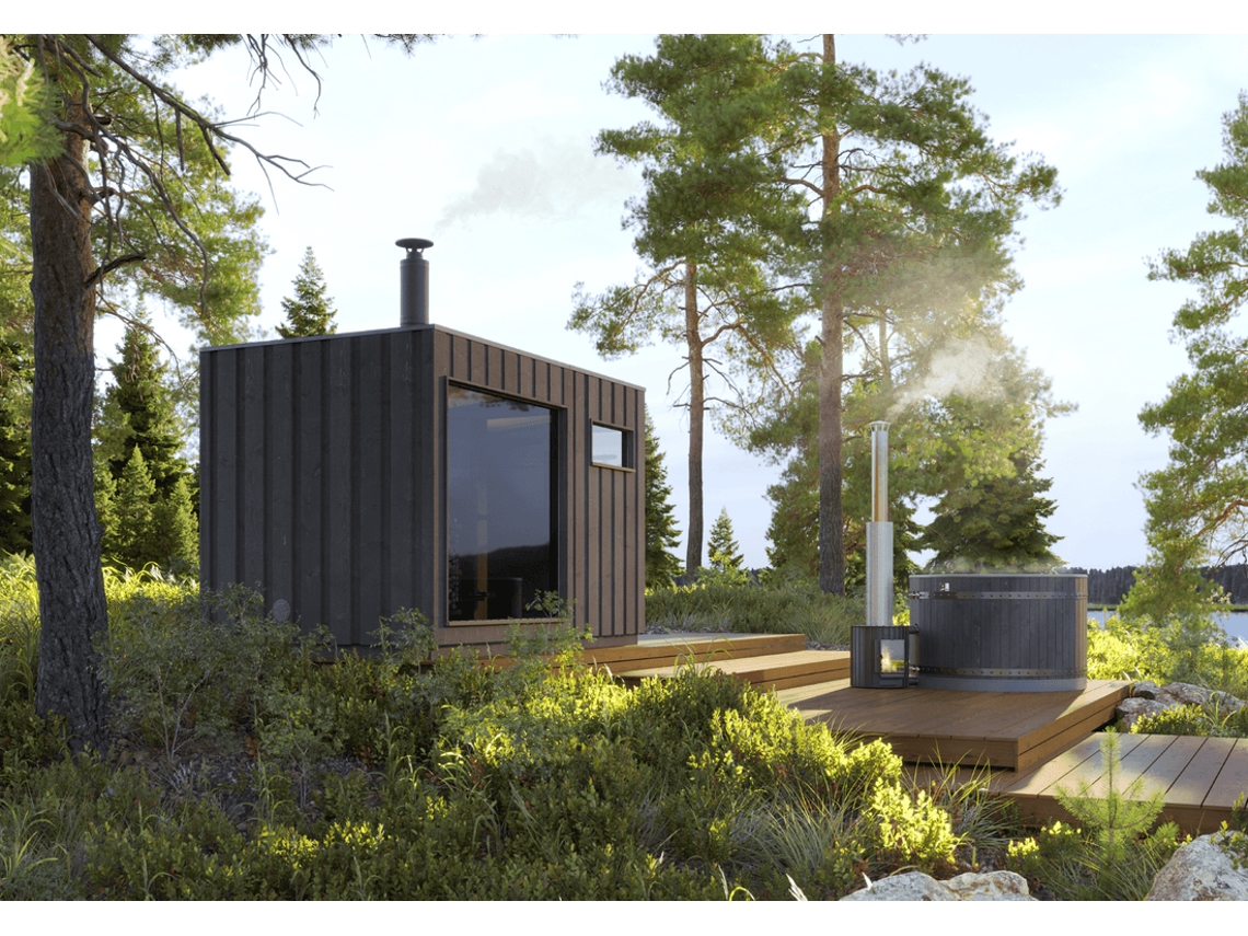 Spa Exterior SAUNAMO Banheira Ofuro Harvia Legend