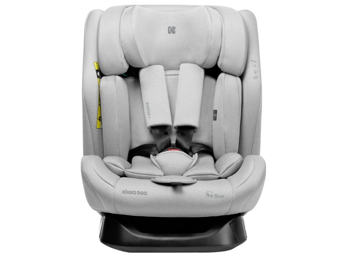 Cadeira auto KIKKA BOO i-Explore i-SIZE 40-150 cm Cinzento claro