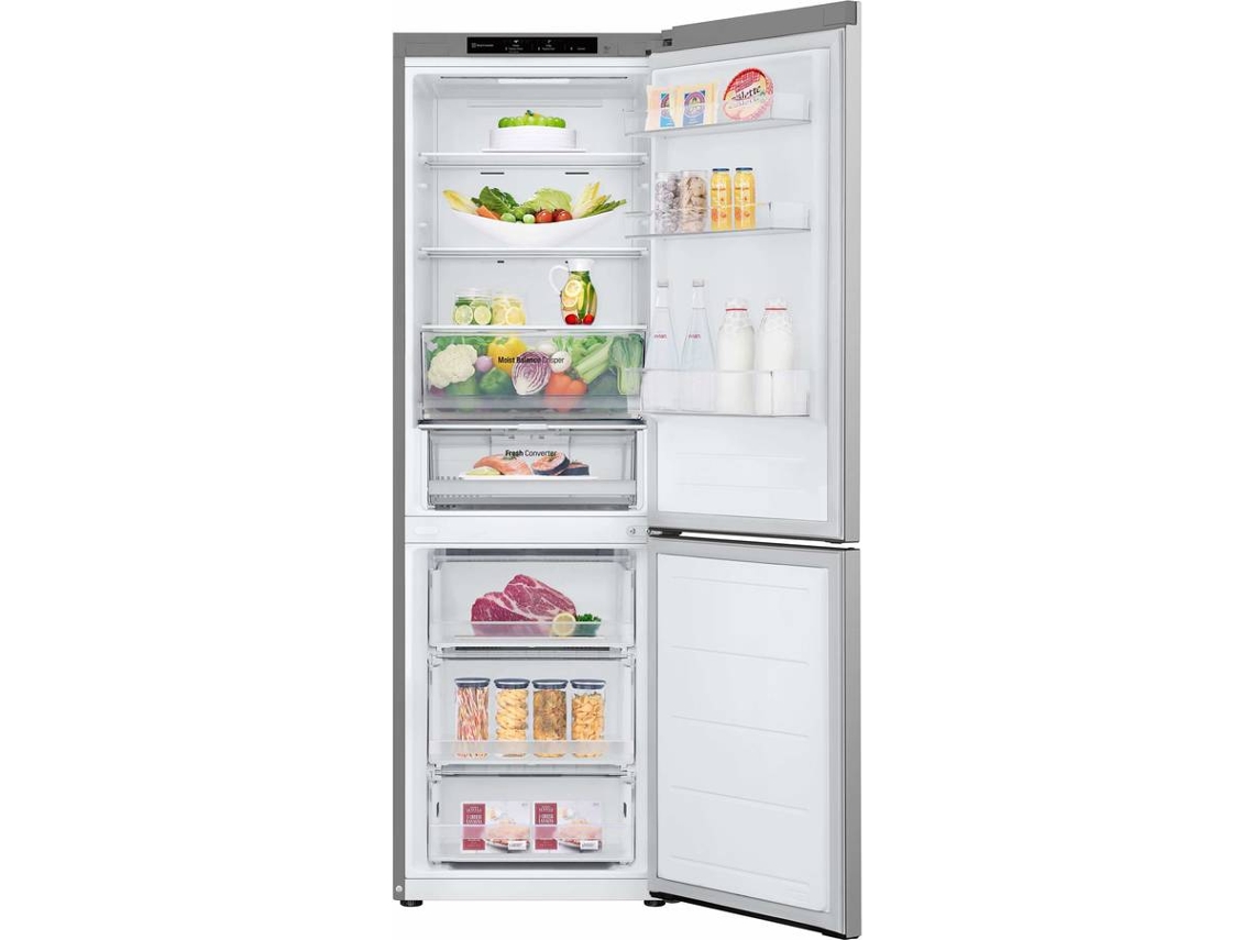 Frigorífico Combinado LG GBV3100EPY (No Frost - 186 cm - 344 L - Cinzento)
