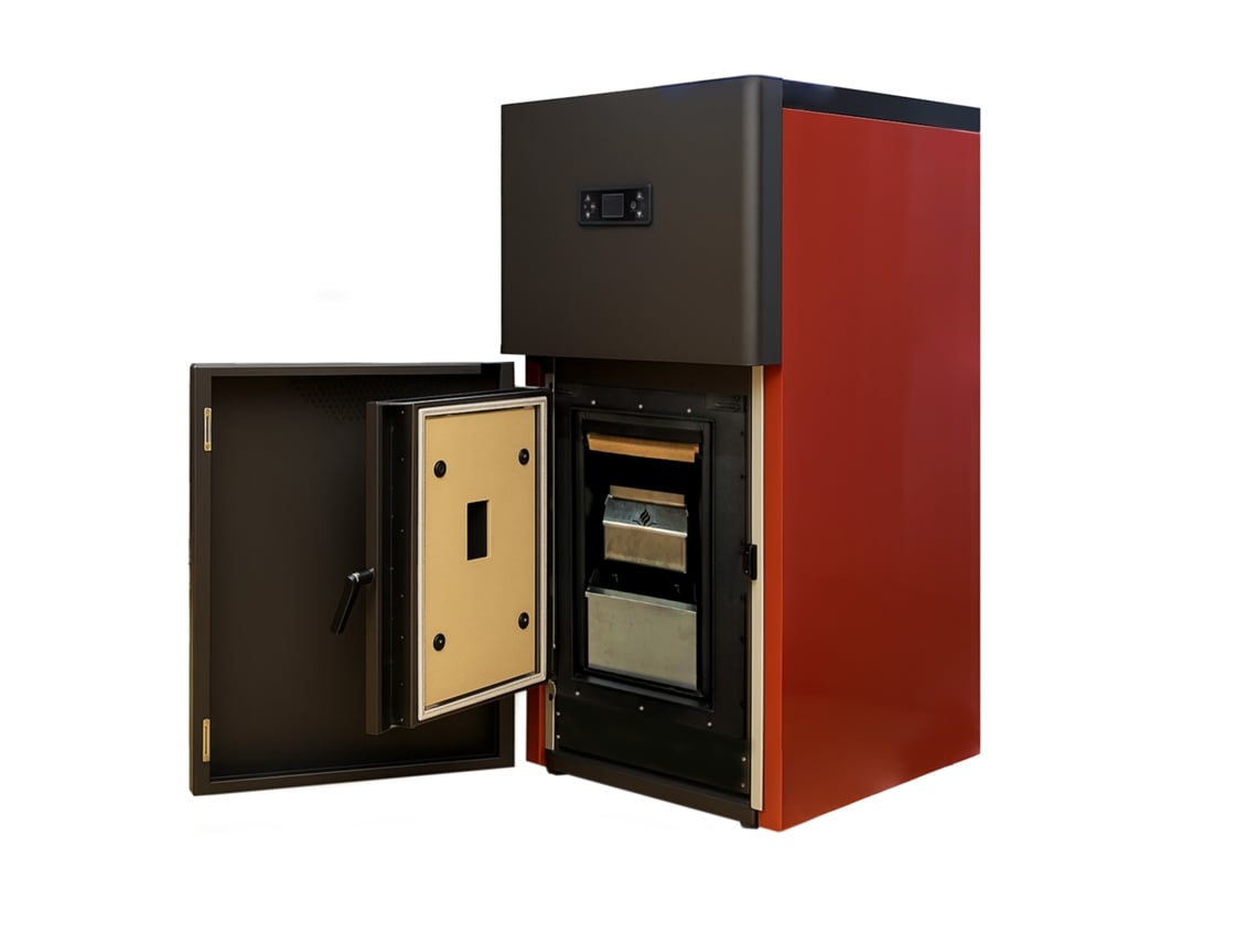 Caldeira A Pellets Compacta Alva Sannover 27kw