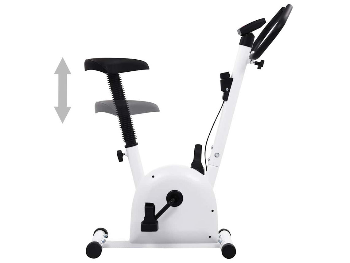 Bicicleta estática VIDAXL Branco