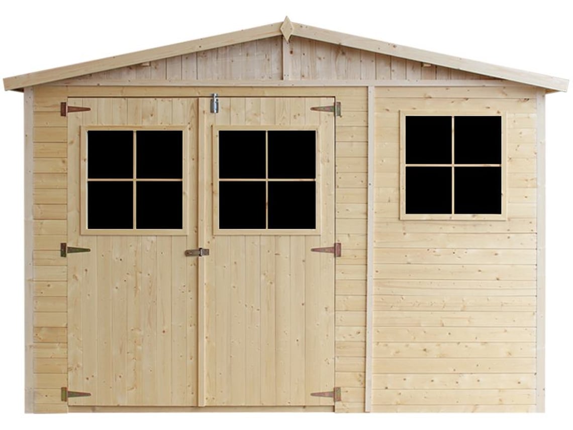 Abrigo de Madeira TIMBELA M336 + M336G com Chão (11,97 m² - 226x324x416 cm)