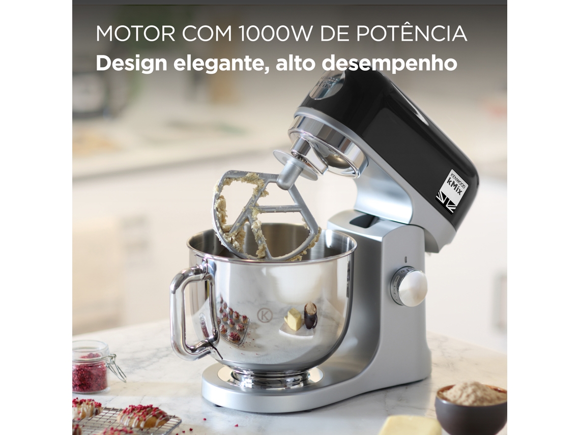 Robot de Cozinha KENWOOD kMix KMX750BK (5 L - 1000 W - 3 acessórios)