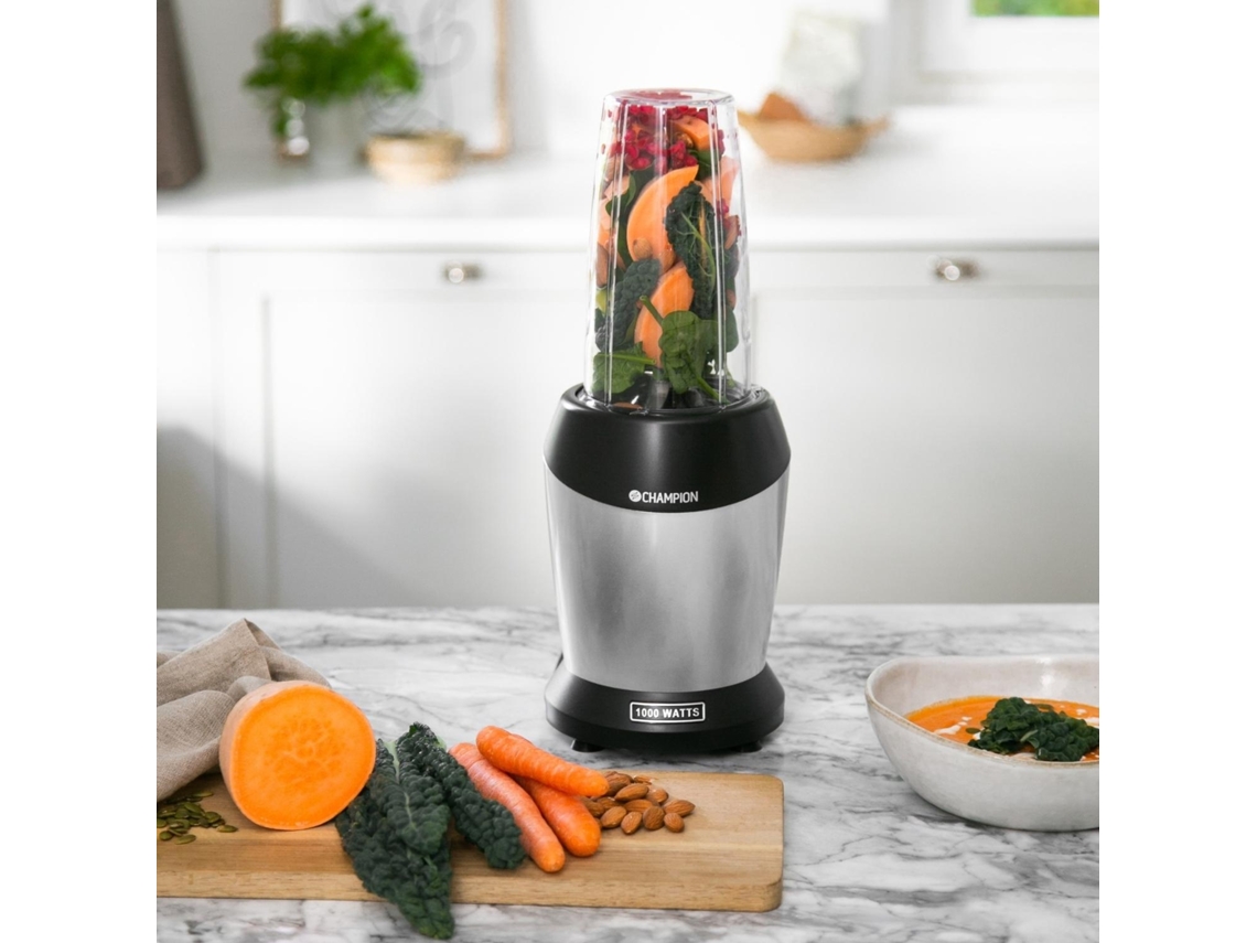 Liquidificador Nutrition 1000W Mb100 Preto/Prata CHAMPION