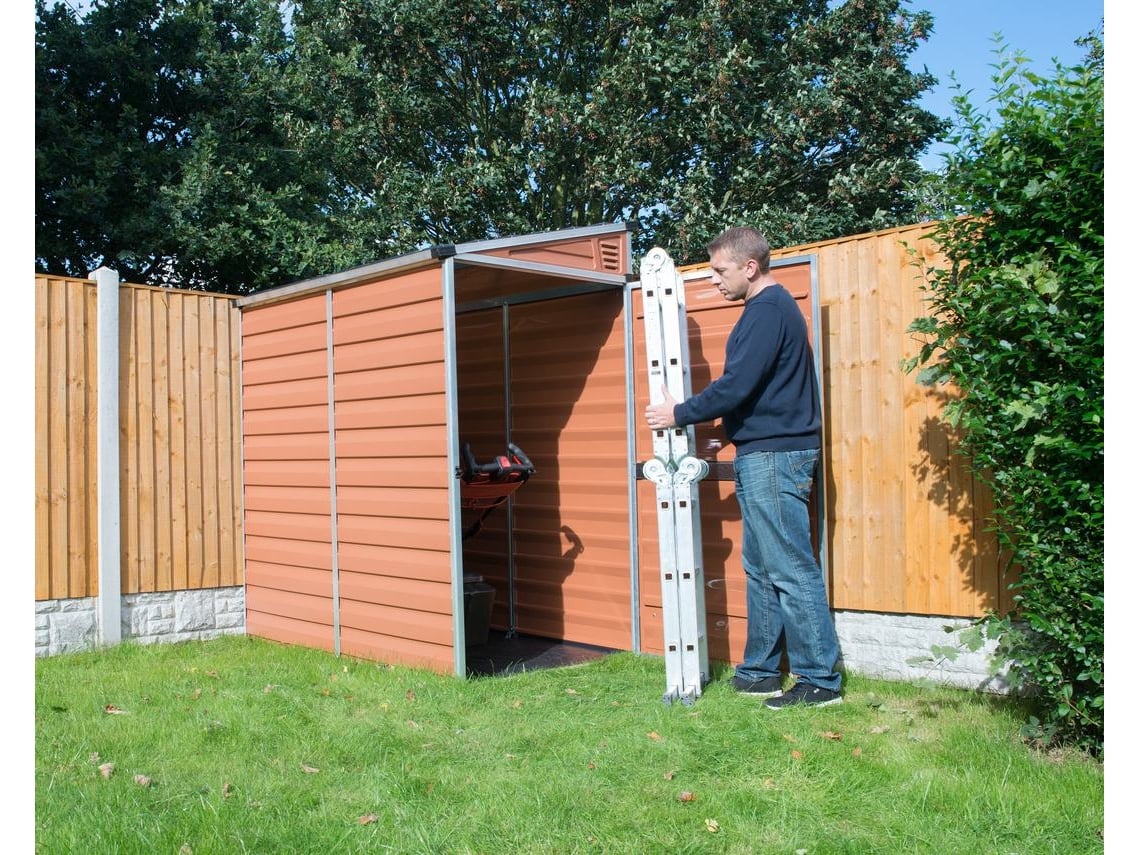 Abrigo de Jardim CANOPIA Skylight de Policarbonato 176X120X203 cm Âmbar