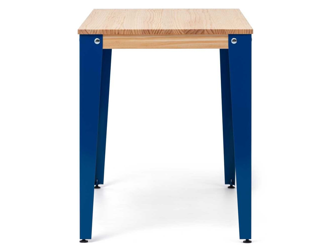 Mesa de Refeição BOX FURNITURE (90 x 90 x 75.5 cm - Madeira e Aço - Vermelho)