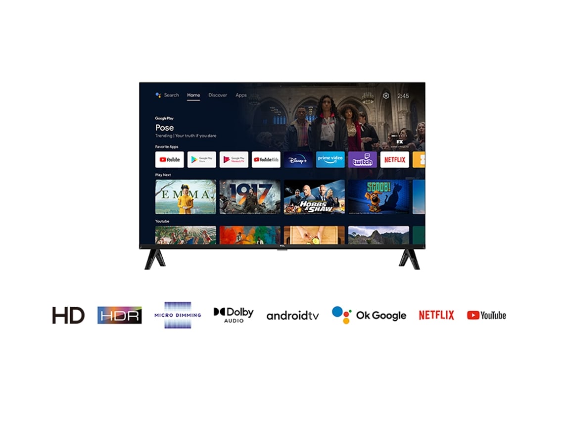 TV TCL 32S5400A (LED - 32'' - 81 cm - Smart TV)