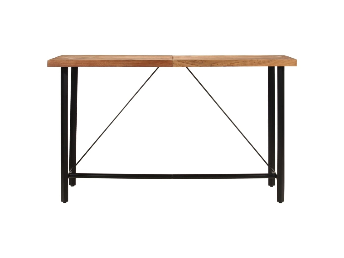 MAISON EXCLUSIVE Mesa de Bar 180X70X107 Cm Madeira de Acácia Maciça e Ferro