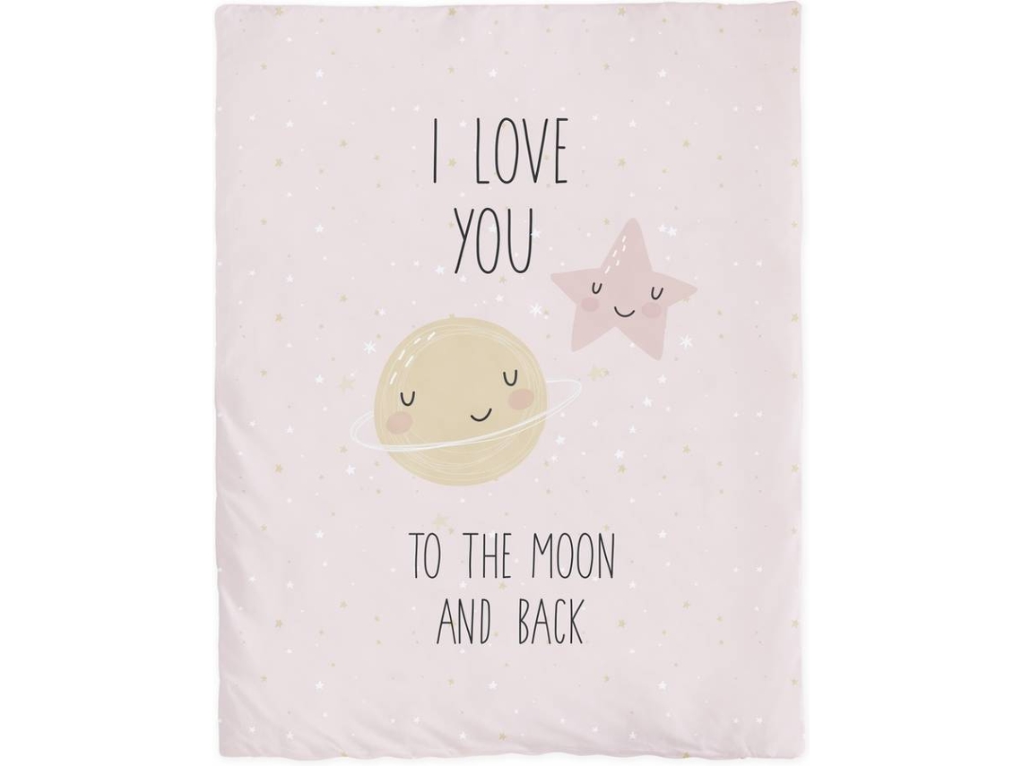 Mini Berço e Têxtil TANUKI Love To The Moon Multicolorido (15x85x55 cm)