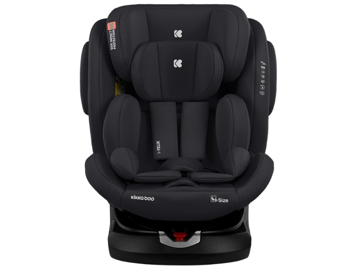 Cadeira auto KIKKA BOO 40-150 cm i-Felix i-SIZE preto