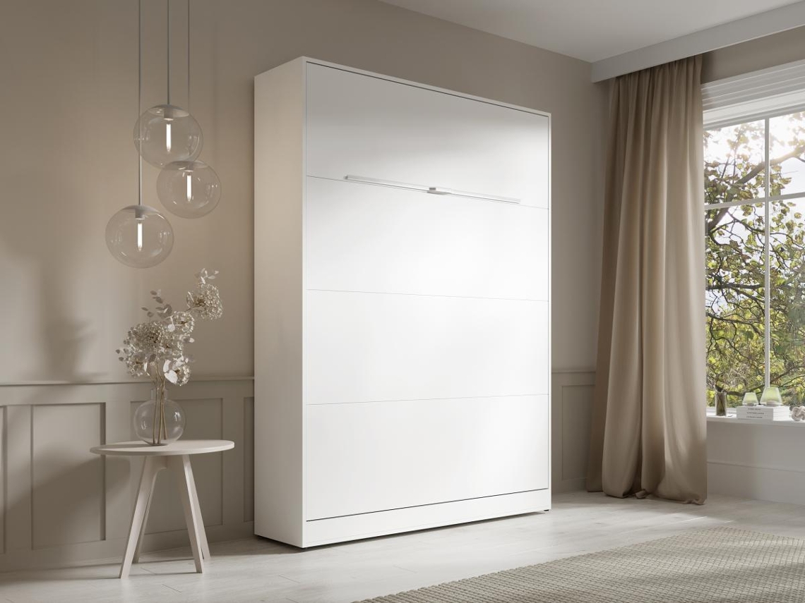 Cama embutida RAPILI VENTE-UNIQUE Branco 140x200 cm - Com colchão - Com sommier