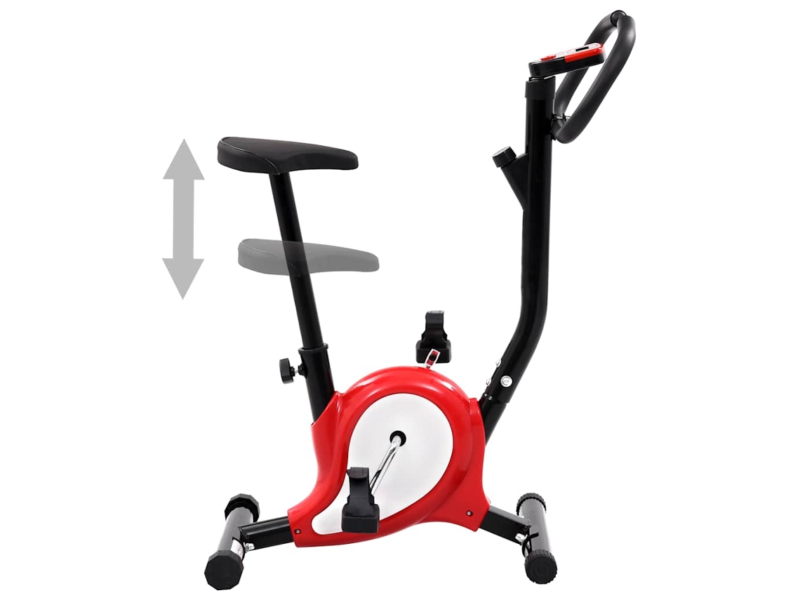 Bicicleta estática VIDAXL Vermelho