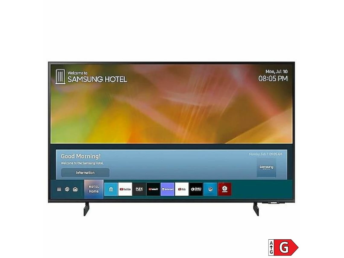 Smart Tv SAMSUNG Hg-Au800Eexen Preto g43 4K Ultra Hd