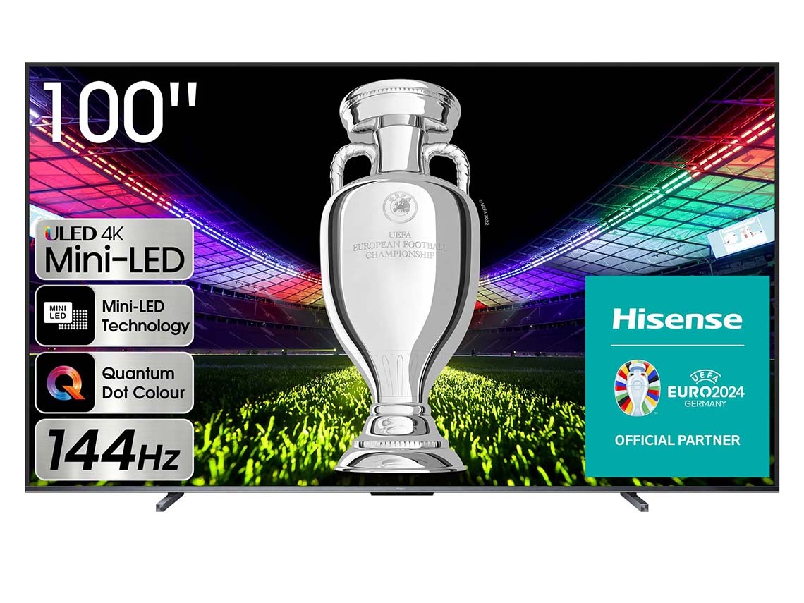 TV HISENSE Mini-Led 100U7KQ (ULED - 100'' - 254 cm - 4K Ultra HD - Smart TV)