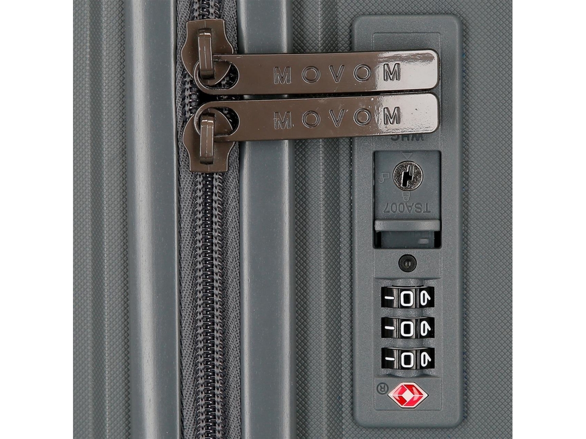 Mala Grande Moon Polipropileno Cinza Movom