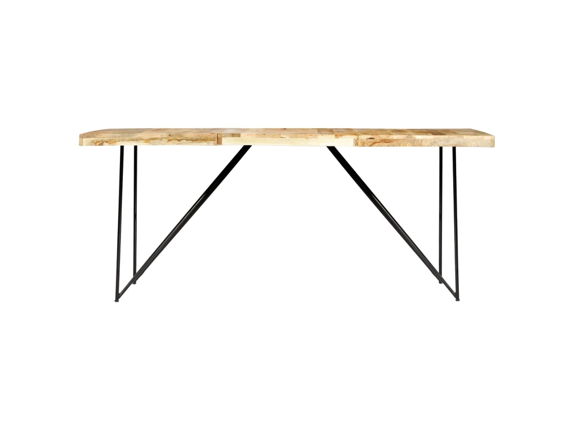 Mesa de jantar VIDAXL Marrom Madeira (180x90x76 cm)
