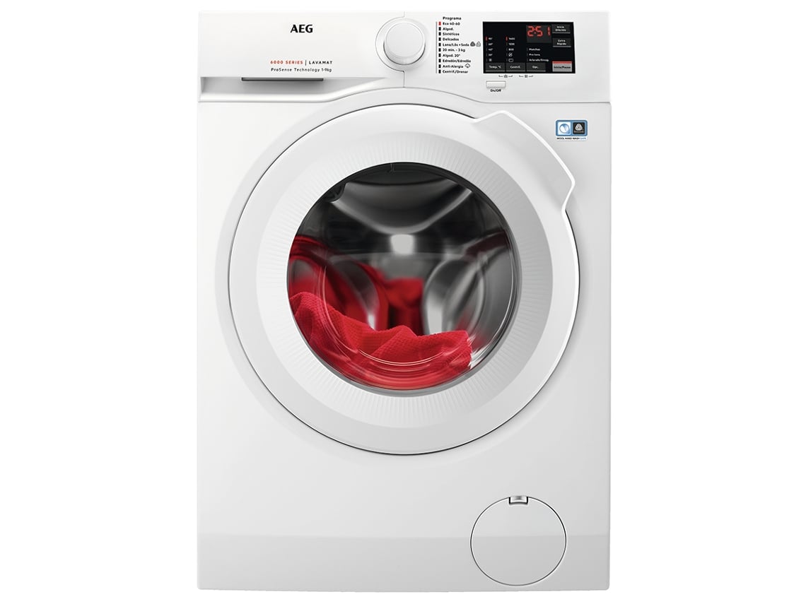 Máquina de Lavar Roupa AEG L6FBI947P (9 kg - 1400 rpm - Branco)