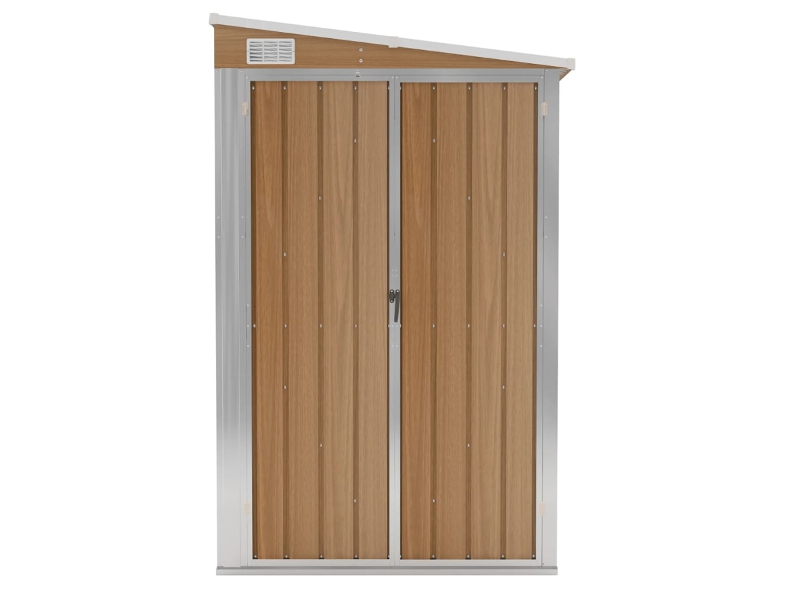 Abrigo Suspenso P/ Jardim 118x382x178 Cm Aço Galvaniz. Castanho LOVELY HOME