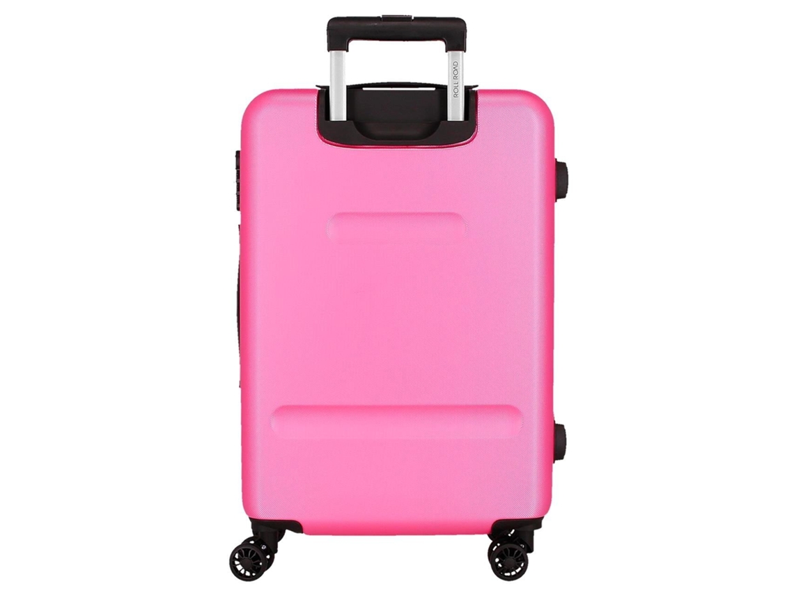 Conjunto De Malas Flex Abs Rosa Roll Road