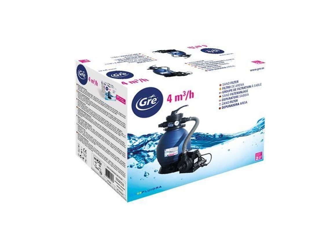 Unidade de filtração GRE - 4 m³ / h