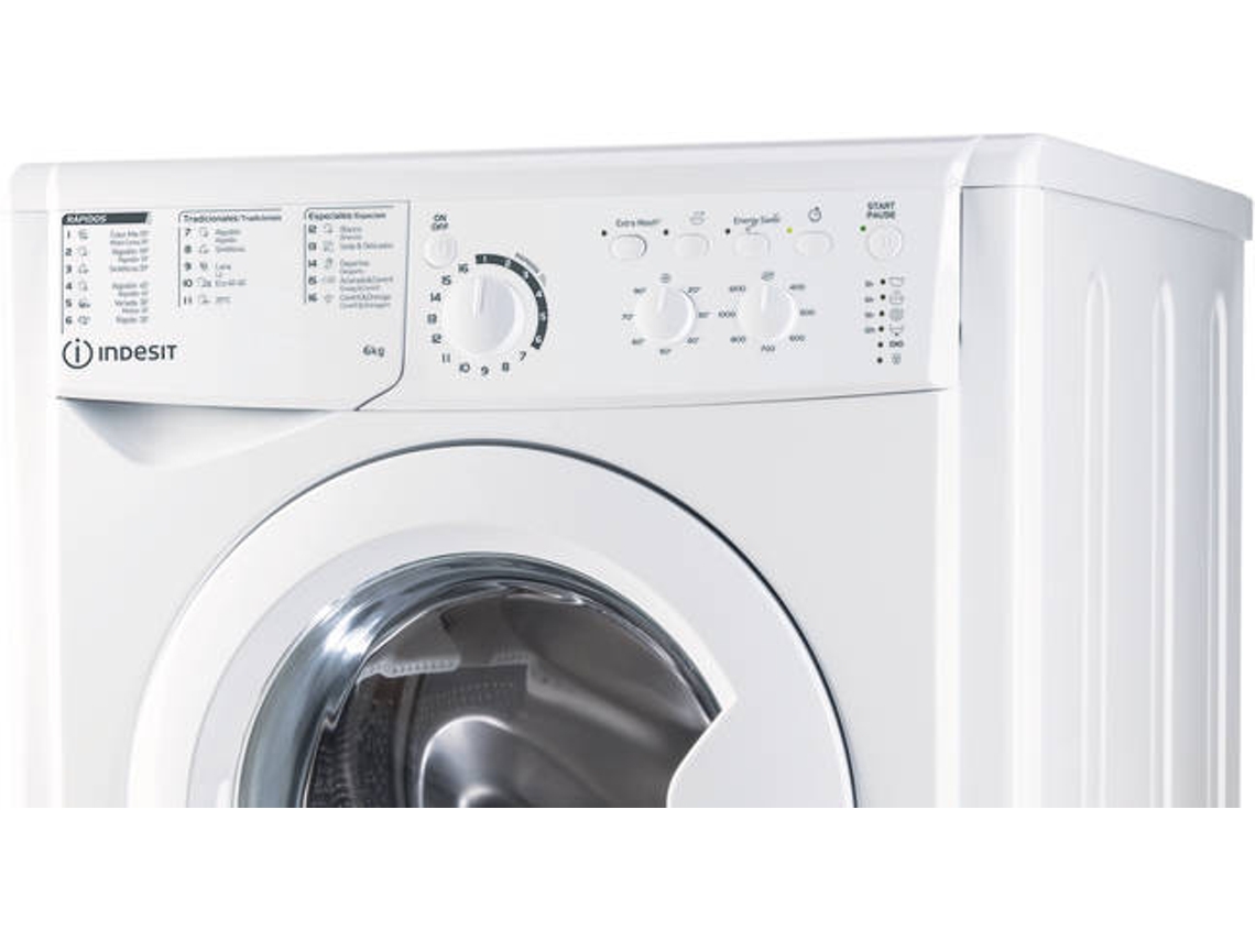 Máquina de Lavar Roupa INDESIT EWC 61251 W SPT N (6 kg - 1200 rpm - Branco)