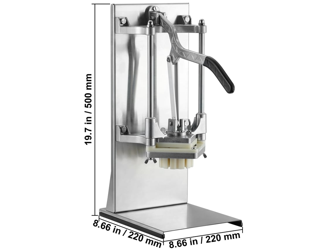 Cortador De Legumes Succebuy, Cortador De Batatas Fritas Com 4 Lâminas E Cortador De Cunha Da