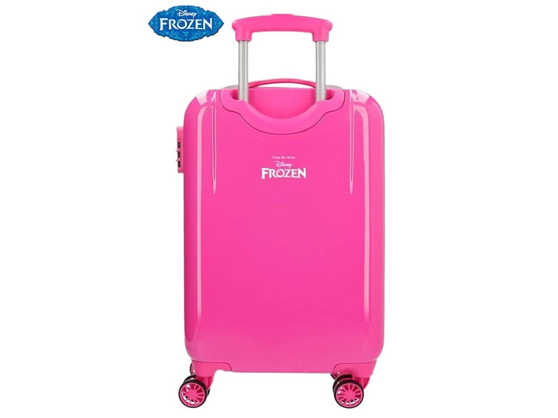 Mala/trolley De Viagem Cabine 4 Rodas Spinner 55cm Frozen Sparkle Lige Magic Rosa