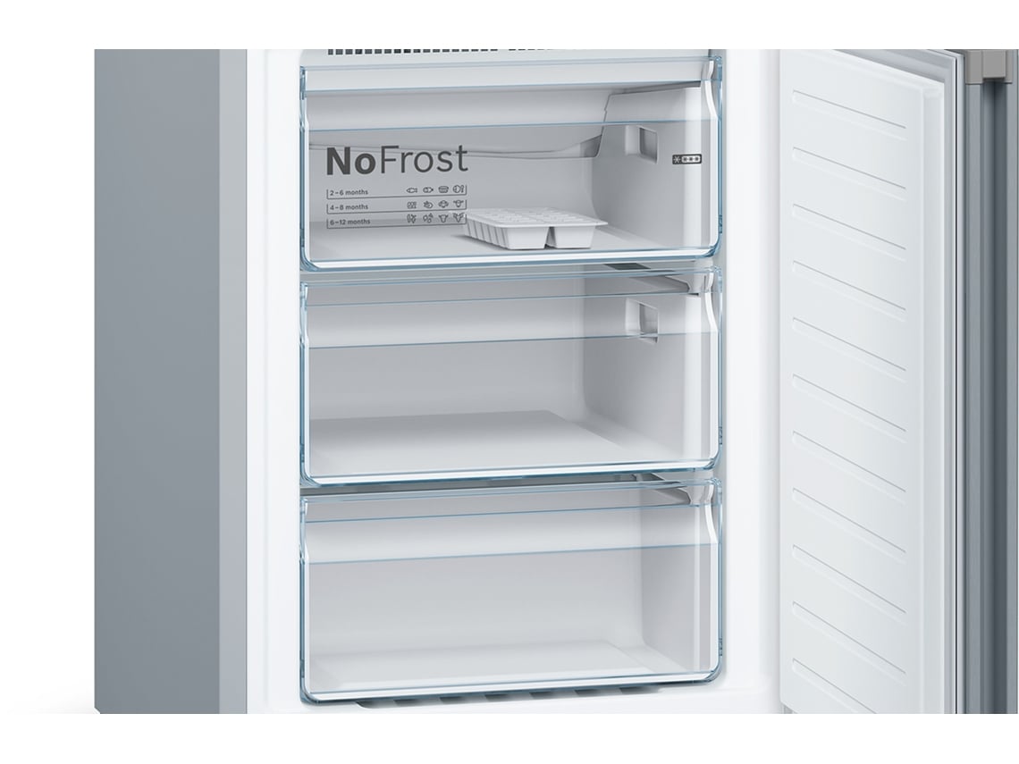 Frigorífico Combinado BOSCH KGN39VIDB (No Frost - 203 cm - 368 L - Inox)