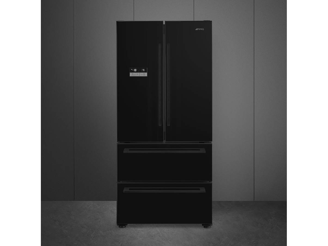 Frigorífico Americano SMEG FQ55FNDE (No Frost - 182.5 cm - 539 L - Preto)