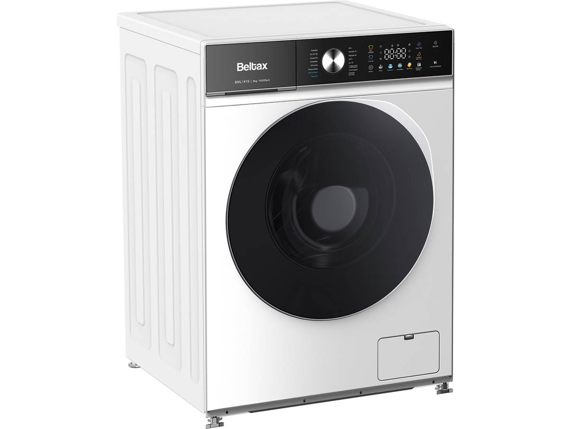 Máquina de Lavar Roupa BELTAX  BELTAX BML1419 (9 Kg - 1400 rpm - Branco)