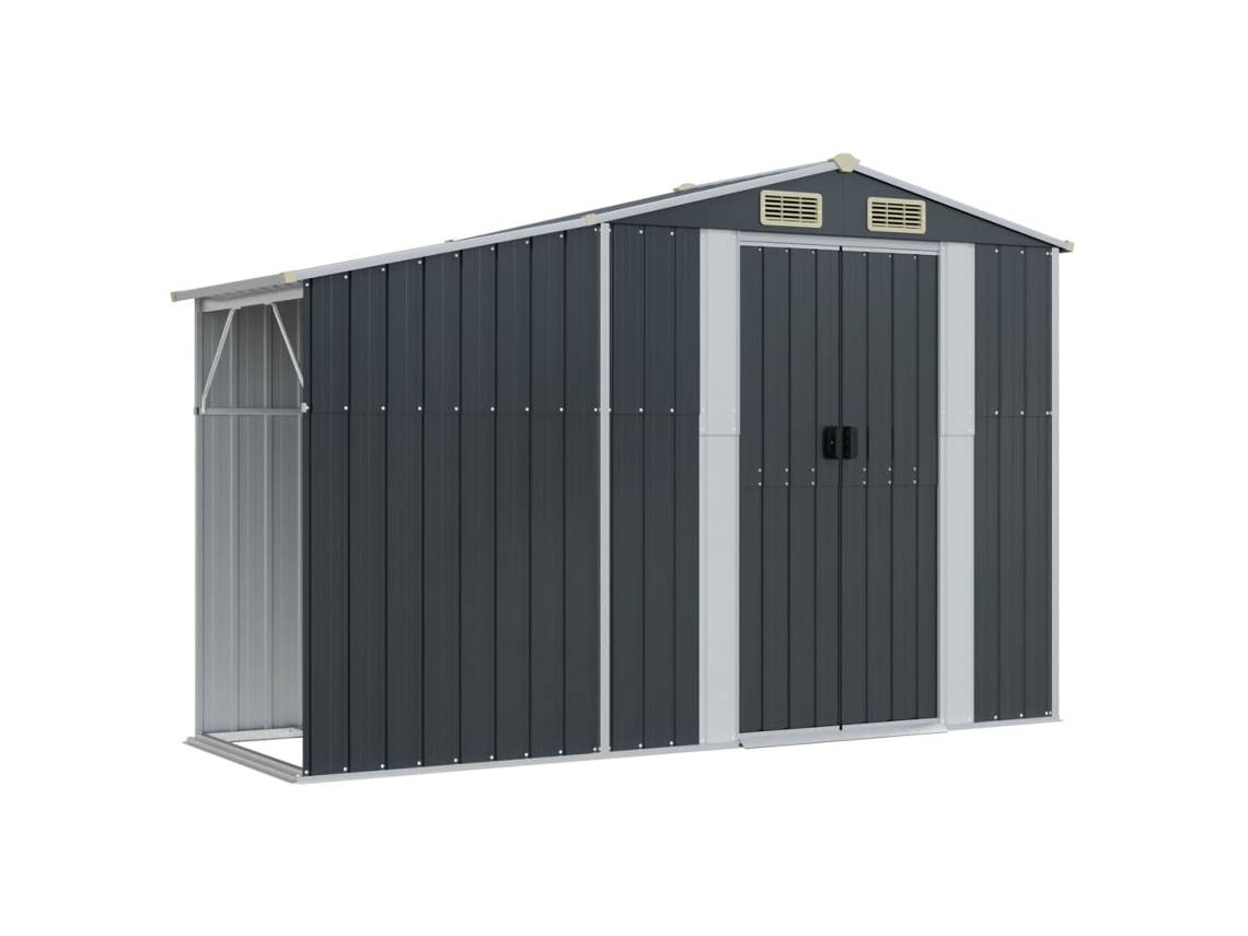 Abrigo MAISON EXCLUSIVE 277x93x179 cm Aço Galvanizado Antracite