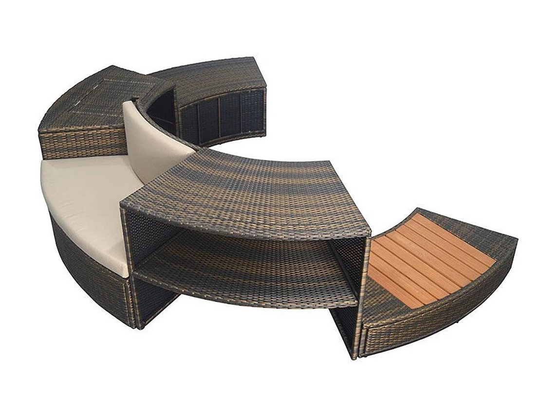 Kit de mobiliário para com 5 módulos para Spa Vita Premium 6 Lugares POOLSTAR