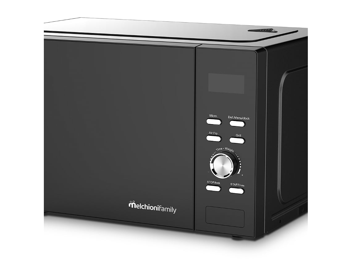 Fritadeira De Ar Quente E Micro Ondas 2 Em 1 Melchioni Family Golia, 23l, Programas Predefinidos, Micro Ondas 1300 W Fritadeira 1700 W, Preto