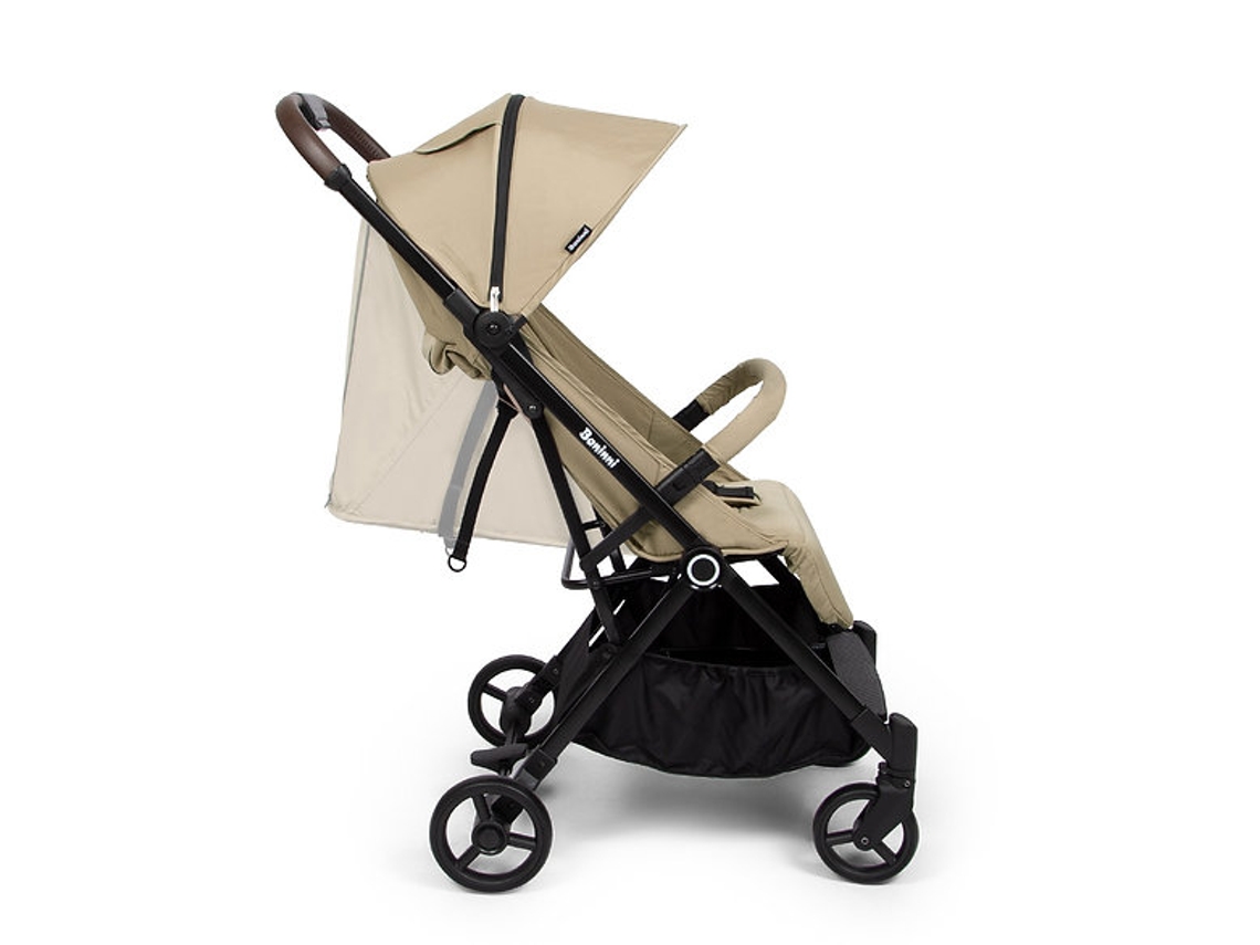 Carrinho De Passeio Auto Dobrável Cero Beige Baninni