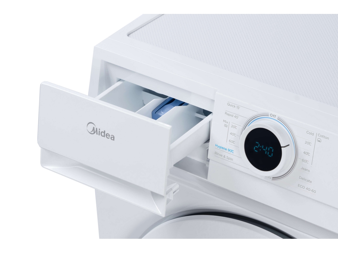 Máquina de Lavar Roupa MIDEA Mf100W70/1/W-Es de Carregamento Frontal 7 kg