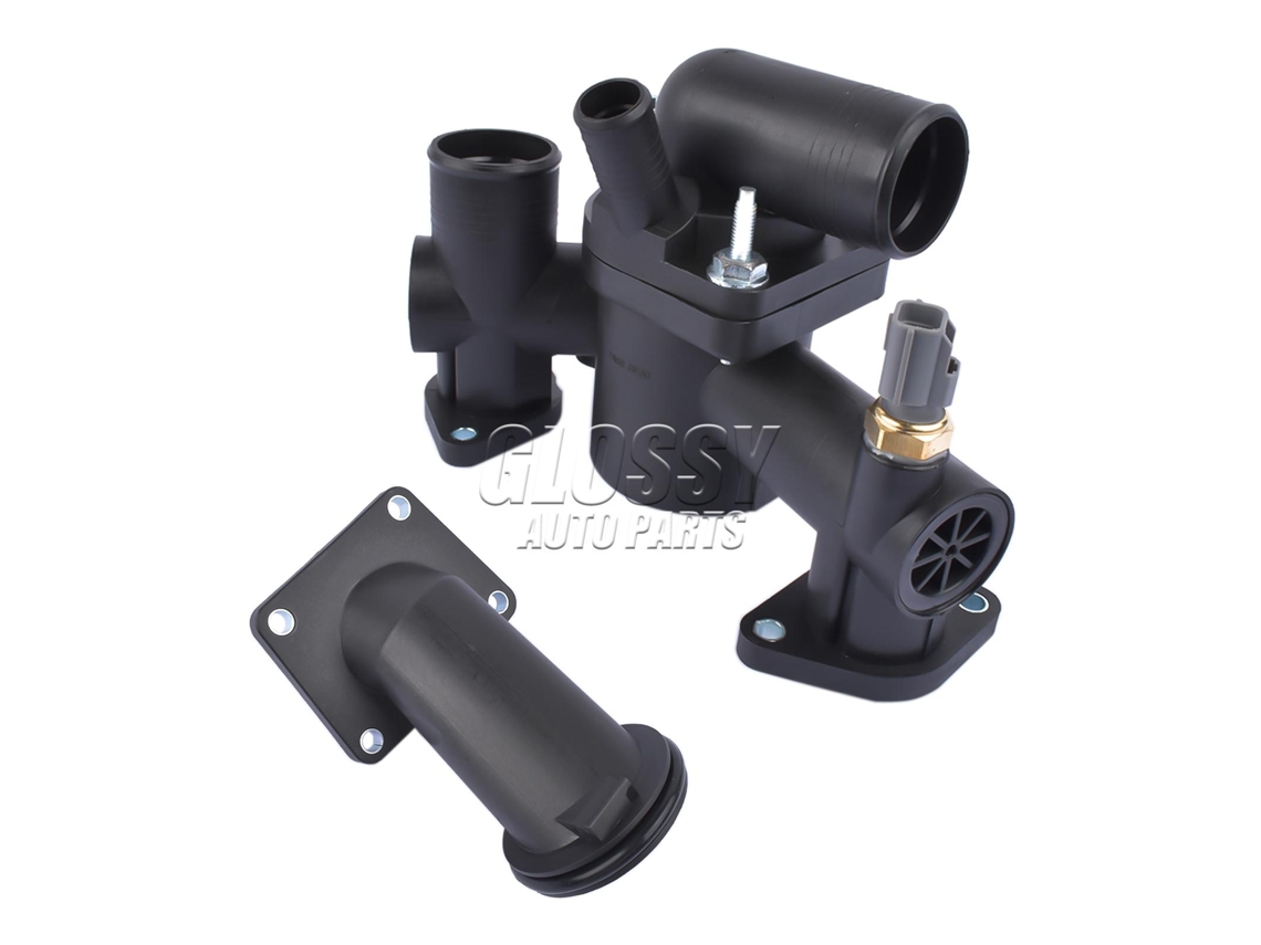 Montagem Da Caixa Do Termostato, Saã­da De Ãgua, Compatã­vel Com S Type Xj8 Xjr 4.2l Oem