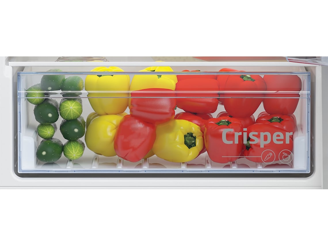 BCHA275K41SN refrigerador e freezer embutido 262 L branco Beko