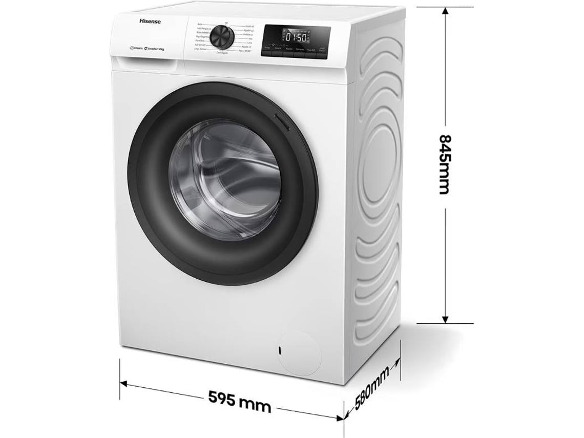 Máquina de Lavar Roupa HISENSE SERIES 1Q WF1Q1041BW (10  kg - 1400 rpm - Branco)