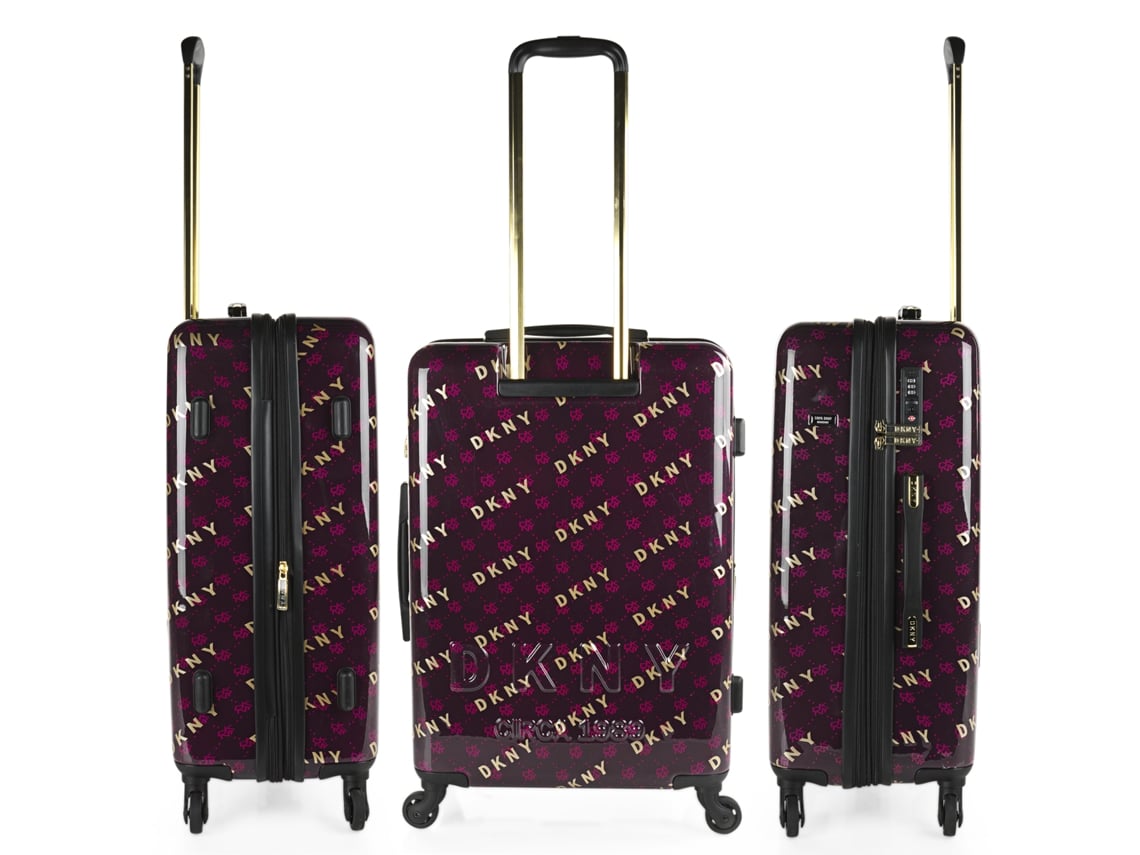 DKNY DKNY-905 Conjunto de Malas Beringela-Rosa-Ouroidas On Repeat 51 5X76 5X31 Cm 103L