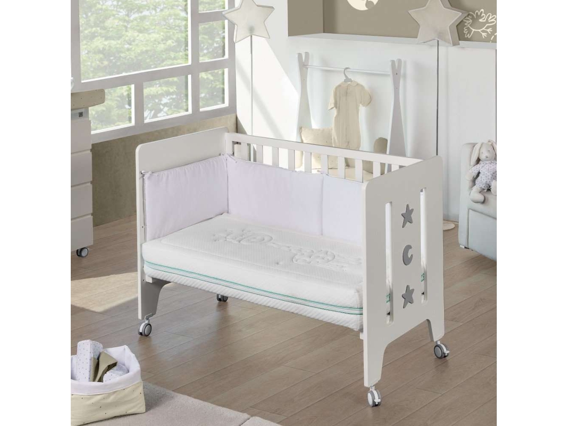 Colchão de Berço com Capa Removível NALUI Baby One (70x140 cm - Altura: ±12 cm)
