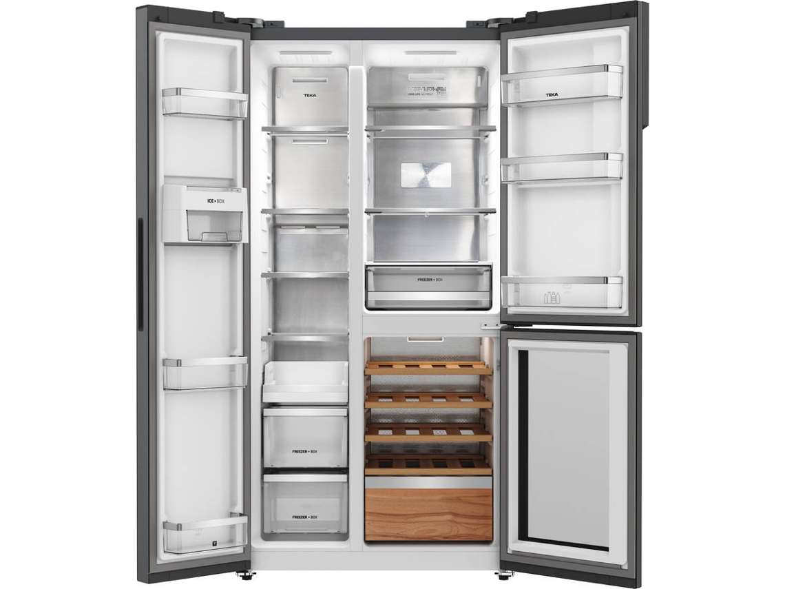Frigorífico Americano com Garrafeira TEKA RLF 85950 (No Frost - 183 cm - 548 L - Preto)