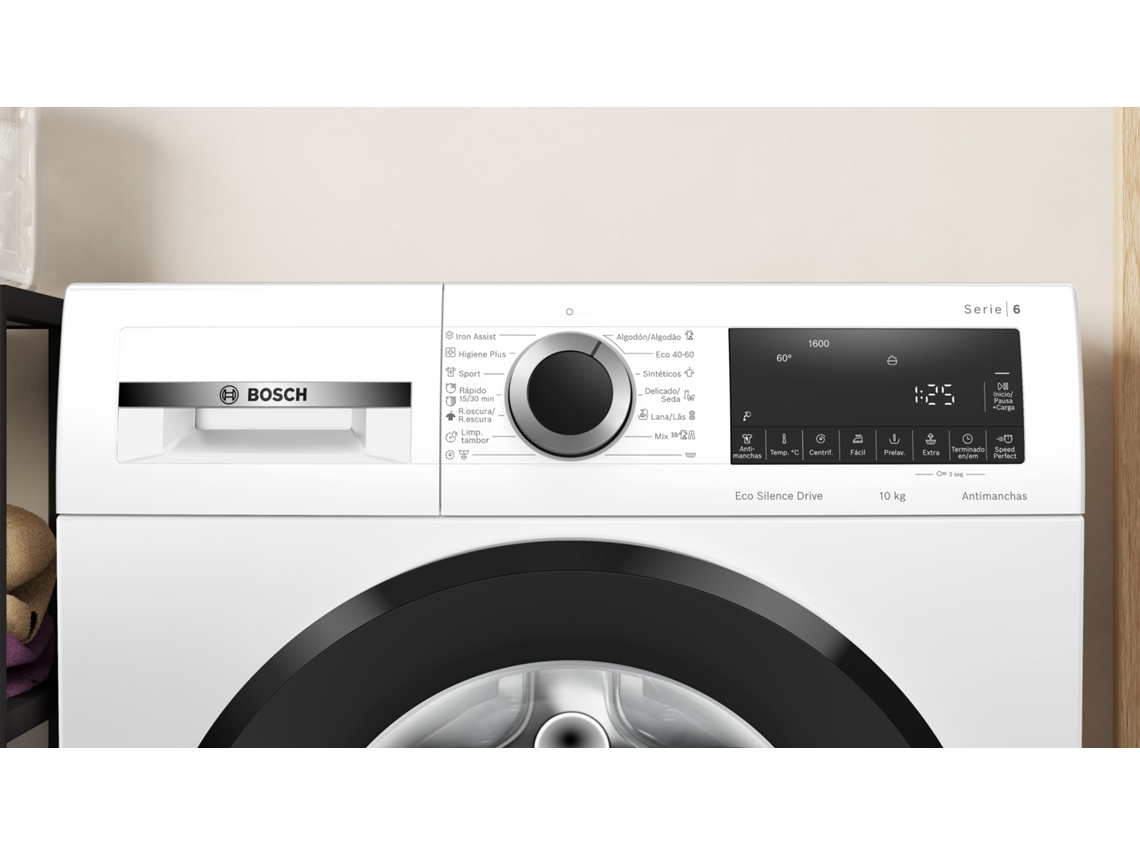 Máquina de Lavar Roupa BOSCH WGG256Z1ES (10 kg - 1600 rpm - Branco)