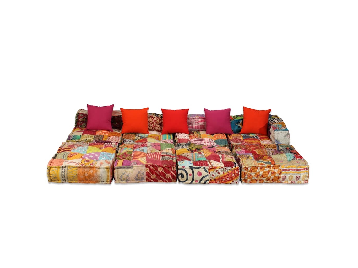 Sofa VIDAXL Multicolor Tecido