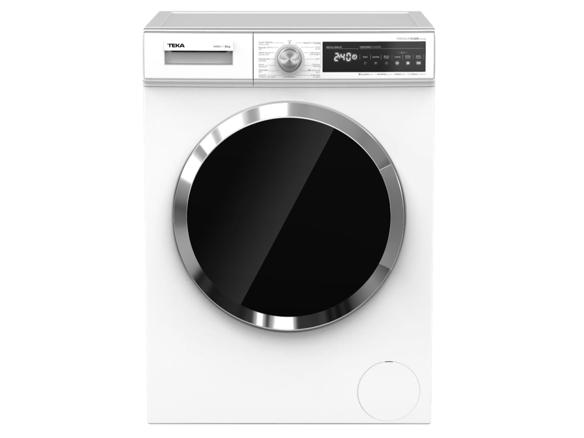 Máquina de Lavar Roupa TEKA WMT 70840 WH (8 kg - 1400 rpm - Branco)