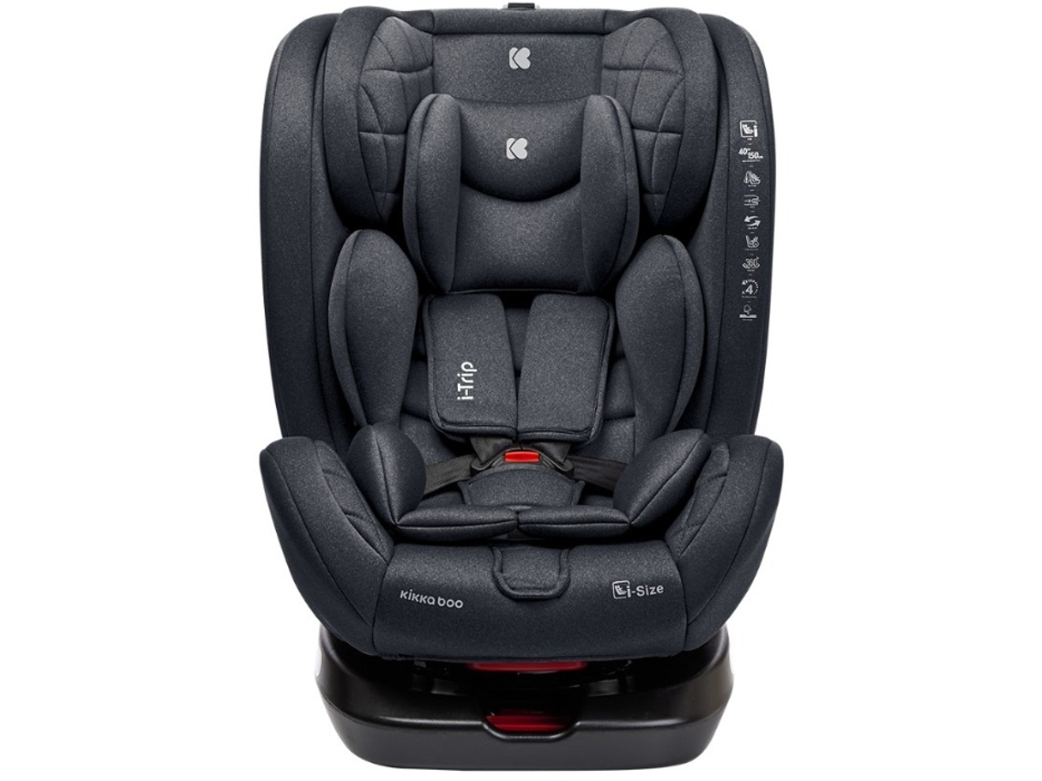 Cadeira auto KIKKA BOO 40-150 cm i-Trip i-SIZE Cinzento