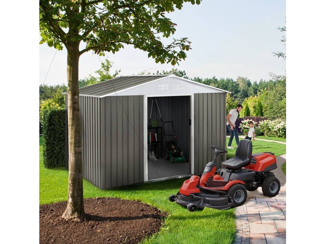 Abrigo de Metal HABITAT & JARDIN Dallas (191x277x202 M)