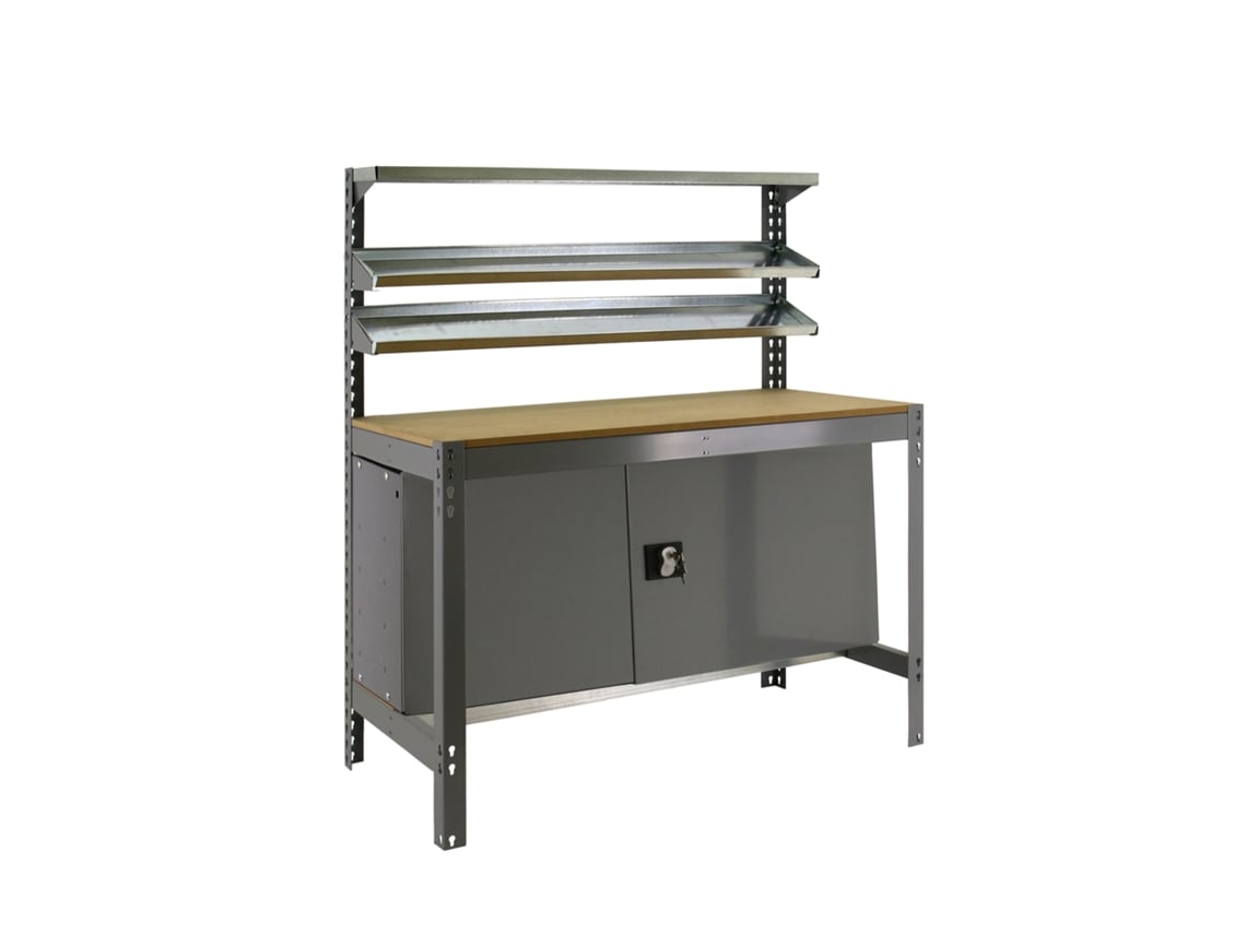 Simonwork Bt1 Cabinet 1200 Armário Metálico Cinza/madeira