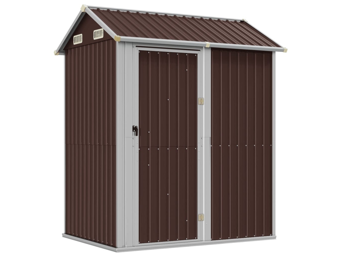 Abrigo MAISON EXCLUSIVE 192x152 5x237 cm Aço Galvanizado Castanho